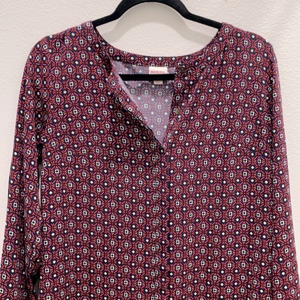 Merona button up dress. No belt. Size M